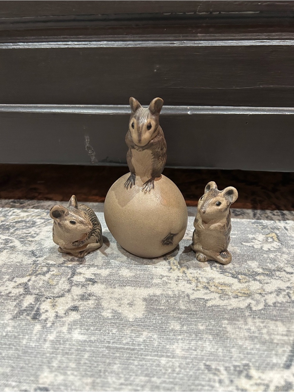Vintage Poole Pottery England Mouse Figures